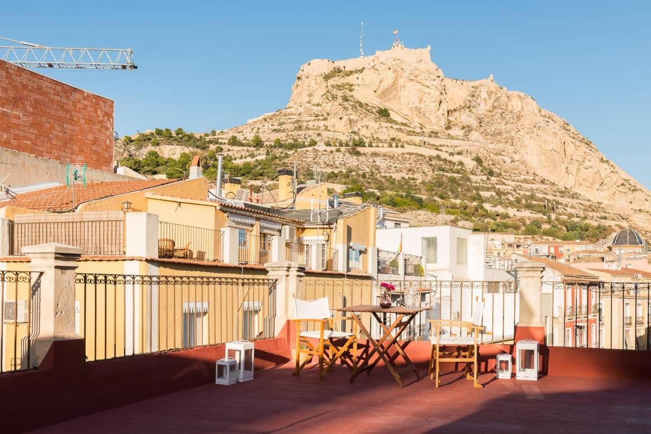 Alc - Stylish Studio With Fantastic Terrace, Old Town 알리칸테 외부 사진